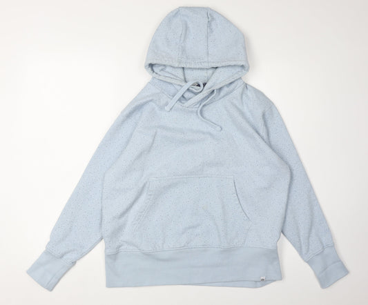 Womens UK Size 10 Animal Blue Pullover Hoodie