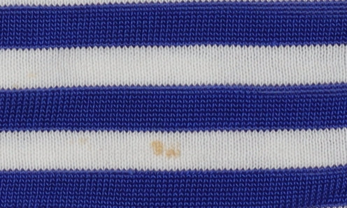 Jaeger Women Blue Striped Crew Neck Jumper L