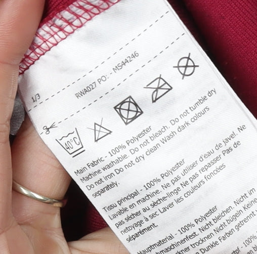 Regatta Women's Red Pullover Sweatshirt Size 12