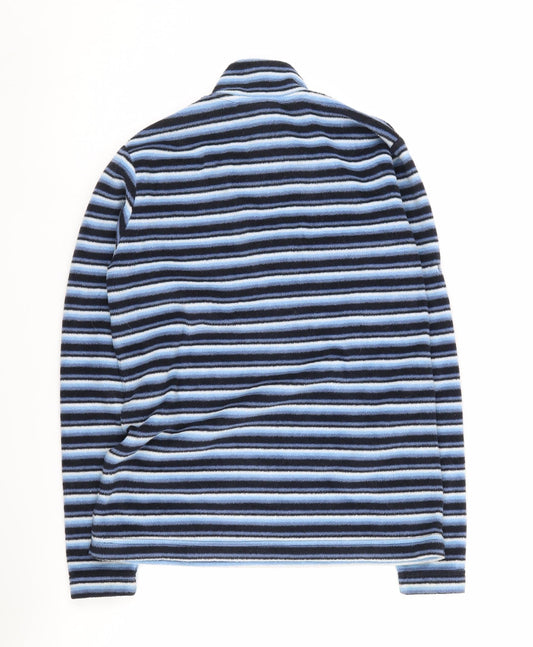 Craghoppers Women's Blue Striped Sweatshirt Size 10