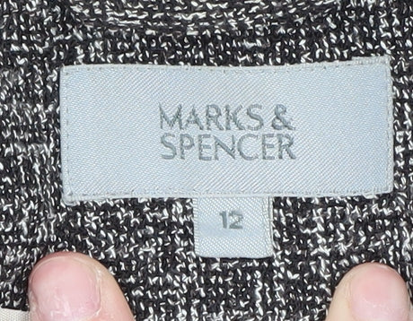Marks and Spencer Women’s Grey Blazer, Size 12, Formal
