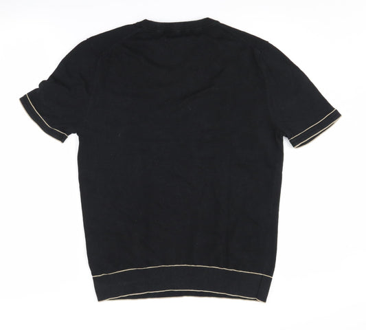 Unisex Adults UK Size M Marks and Spencer Black Pullover Jumper