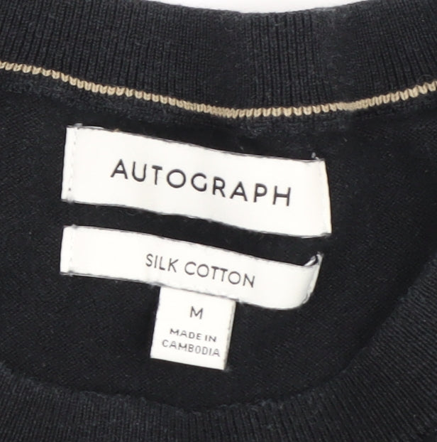 Unisex Adults UK Size M Marks and Spencer Black Pullover Jumper