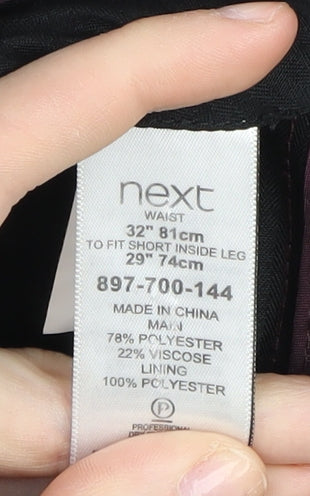 Next Men's Blue Dress Pants Size 32 Regular Fit