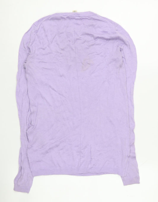Womens UK Size 6 Whistles Purple Pullover Jumper