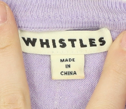 Womens UK Size 6 Whistles Purple Pullover Jumper