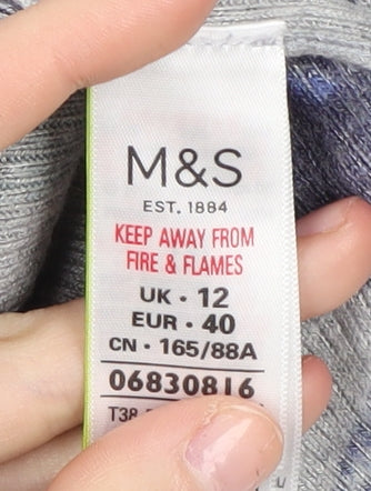 Womens UK Size 12 Marks and Spencer Multicoloured Pullover Jumper