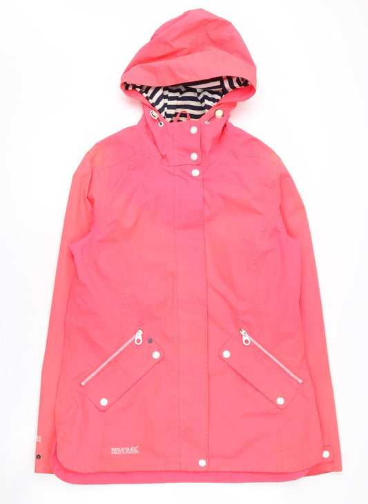 Womens UK Size 12 Regatta Pink Rain Coat