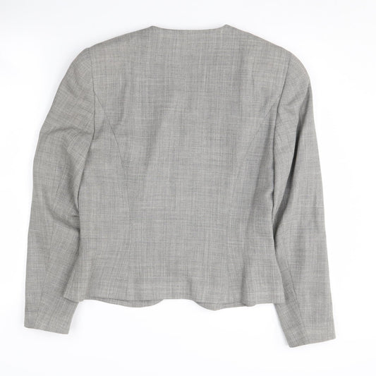 Womens UK Size 12 Laura Ashley Regular Grey Blazer
