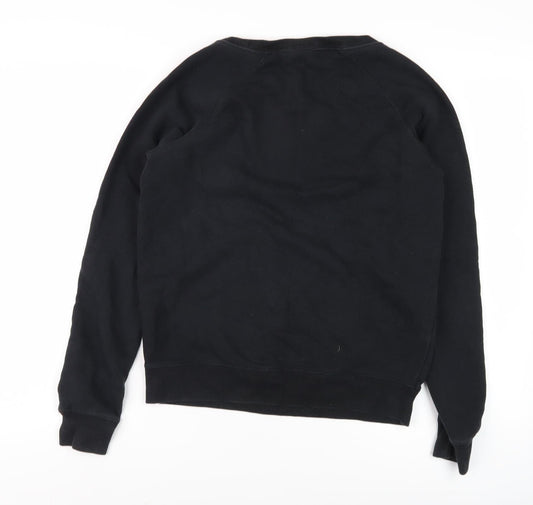 Nike Women's Black Logo Pullover Sweatshirt S