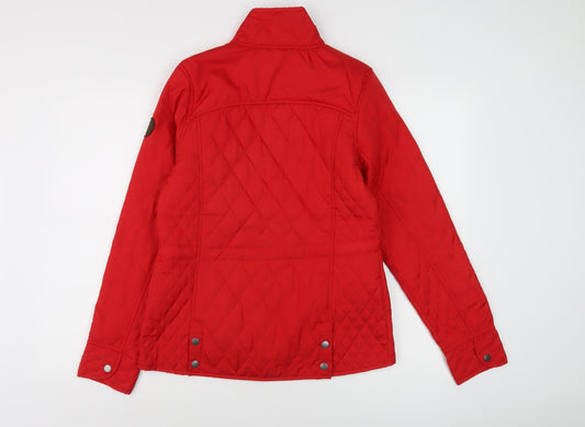 Womens UK Size 10 Regatta Red Quilted Coat