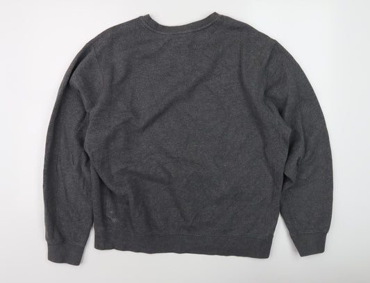 Mens UK Size M Nike Grey Pullover Sweatshirt