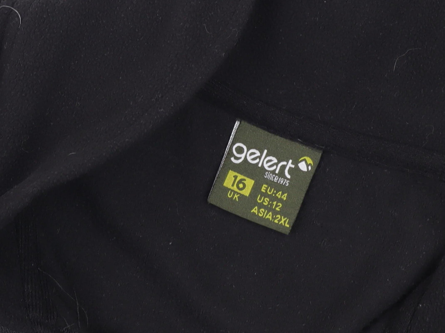 Gelert Unisex Black XL Half Zip Sweatshirt Regular Fit
