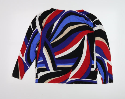 Kaleidoscope Women's Multicoloured Geometric Pullover