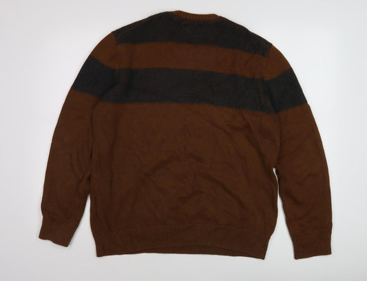 Angelo Litrico Men's Brown XL Pullover Jumper