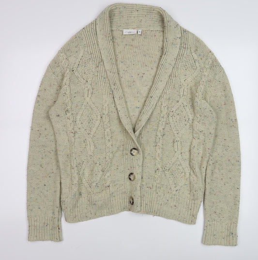 Womens UK Size 12 New Look Green Cardigan Jumper
