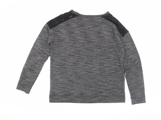Womens UK Size 14 NEXT Grey Pullover Jumper