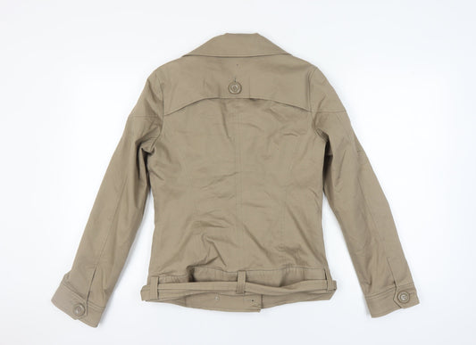 Womens UK Size L VILA Beige Pea Coat