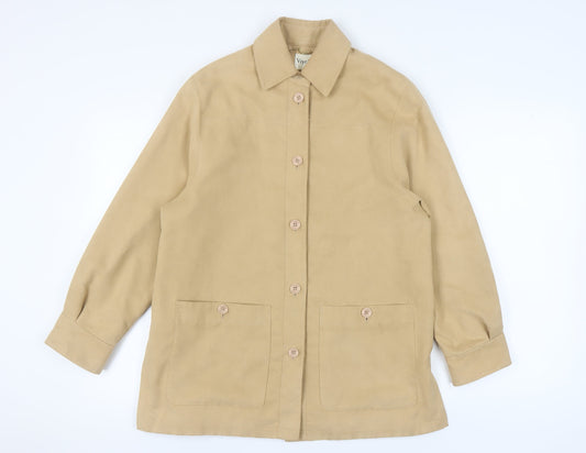 Womens UK Size S Viyella Beige Basic Jacket