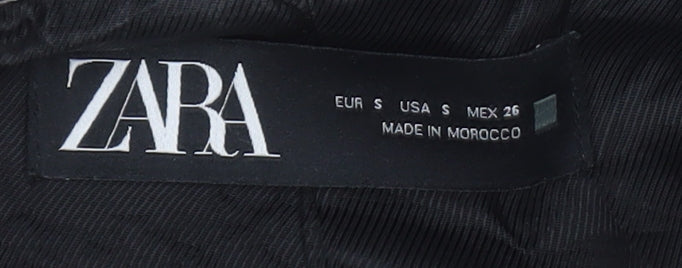 Zara Women's Black & White Houndstooth Blazer S