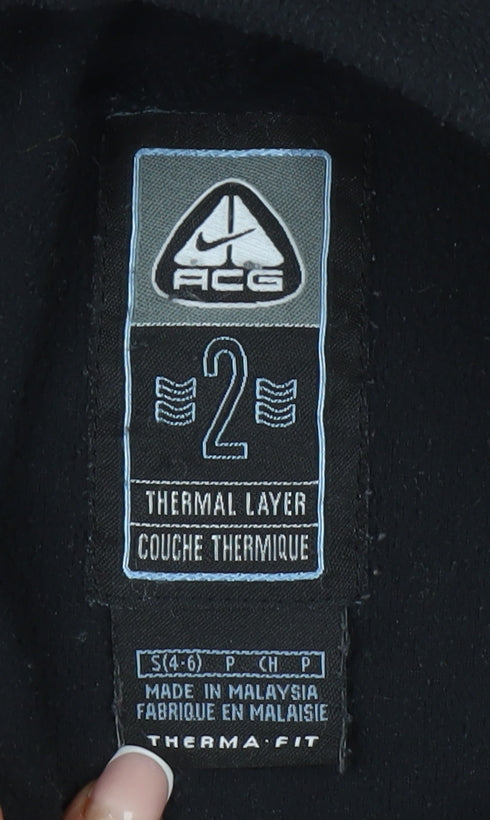 Nike Women's Black Thermal Fleece Sweatshirt Size S