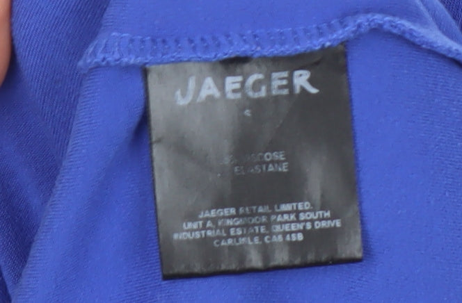 Jaeger Women's Blue Shift Dress S Casual