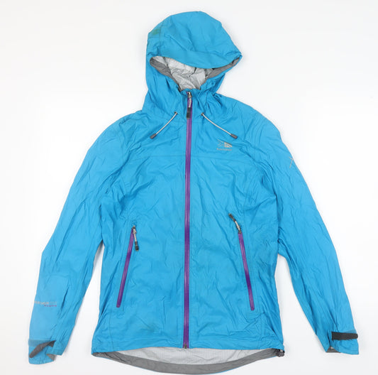 Womens UK Size 10 Karrimor Blue Rain Coat