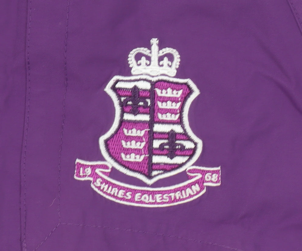 Shires Women's Purple Windbreaker Jacket Size S