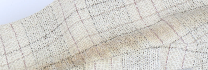 Gurtex Men's Beige Check Blazer, Size 40 Regular Fit