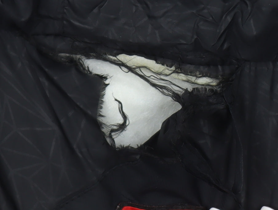 Alpyrex Men's Black Hooded Puffer Jacket Size M Casual