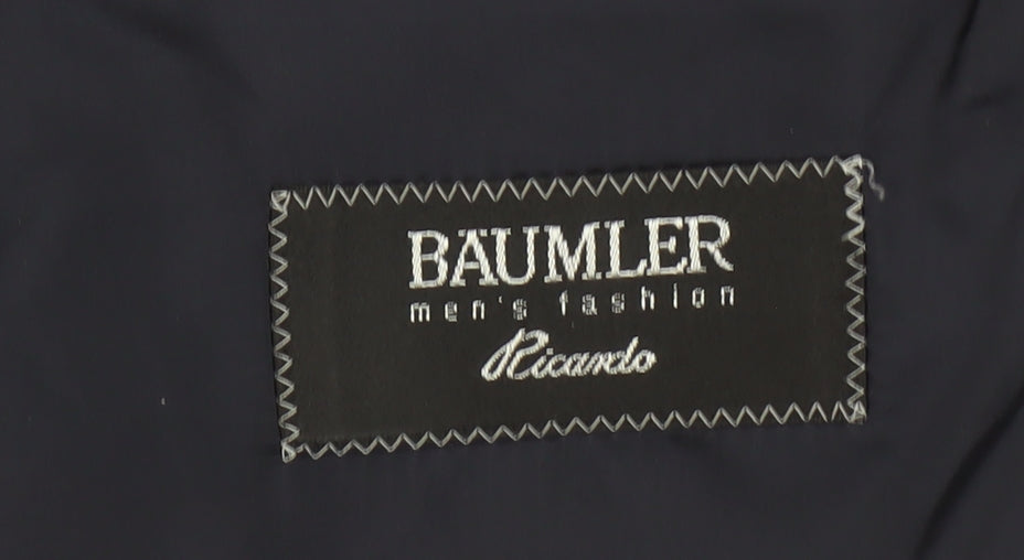Mens UK Size 40 Baumler Regular Blue Suit Jacket
