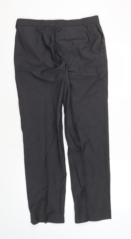Marks and Spencer Men's Grey Dress Pants 34W
