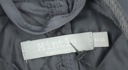 Mintie Girls Quilted Jacket, Size 11, Snap Closure