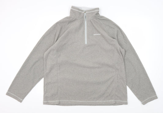 Additional front view of Craghoppers unisex grey pullover sweatshirt uk 20