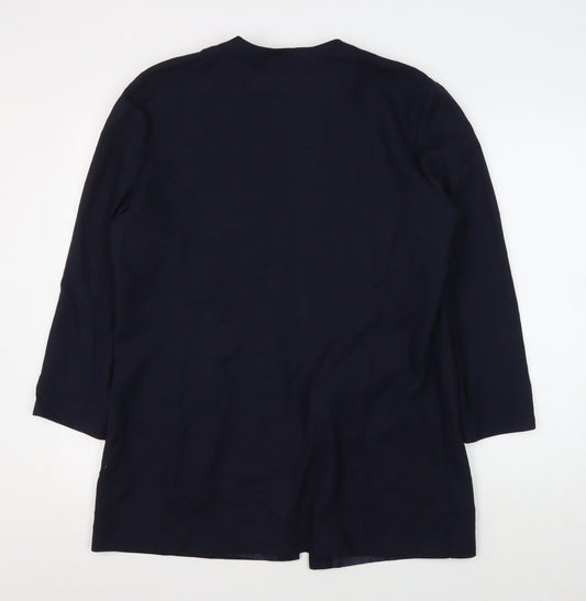 Jacques Vert Women's Black Mid-Length Coat Size 16