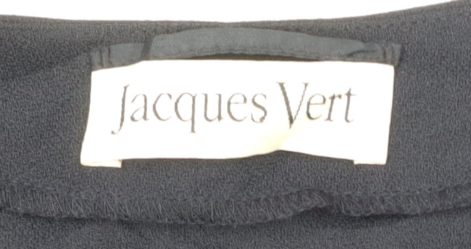 Jacques Vert Women's Black Mid-Length Coat Size 16