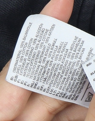 Adidas Men's Black Hoodie Size L Pullover with Logo