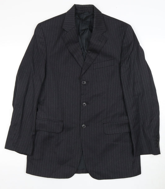 Mens UK Size 38 Austin Reed Regular Black Suit Jacket
