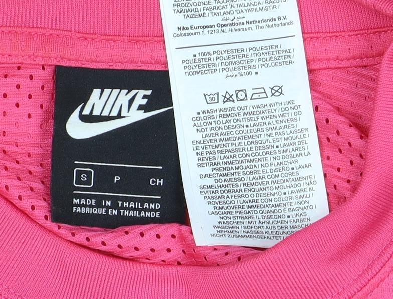 Nike Women’s Pink Athletic T-Shirt Size S - Breathable Mesh