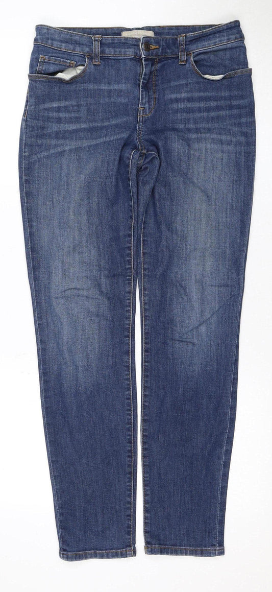 Womens UK Size 8 Banana Republic Slim Fit Skinny Blue Jeans