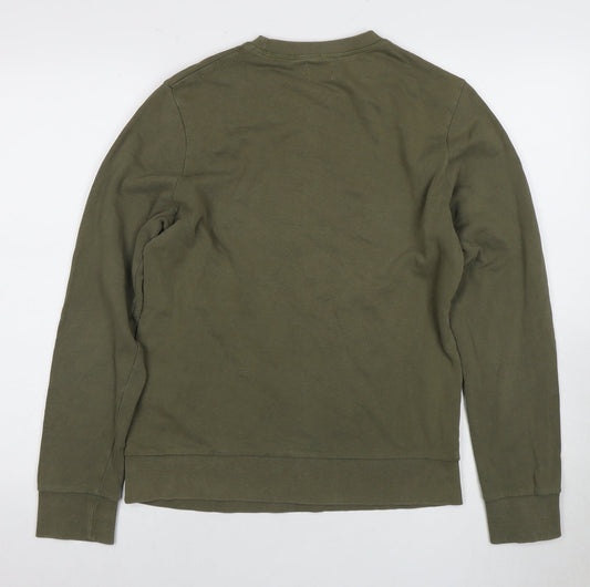 Mens UK Size S JACK & JONES Green Pullover Sweatshirt