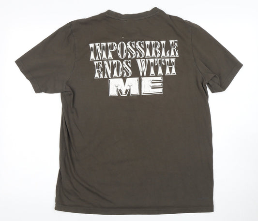 Mens UK Size M Disney Brown T-Shirt