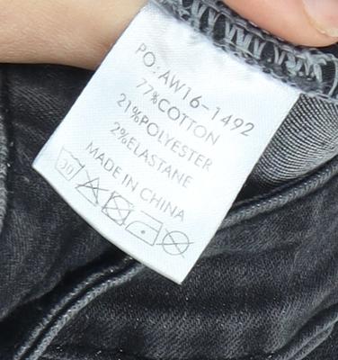 Hush Women's Black Skinny Jeans, Size S, Stylish and Slim