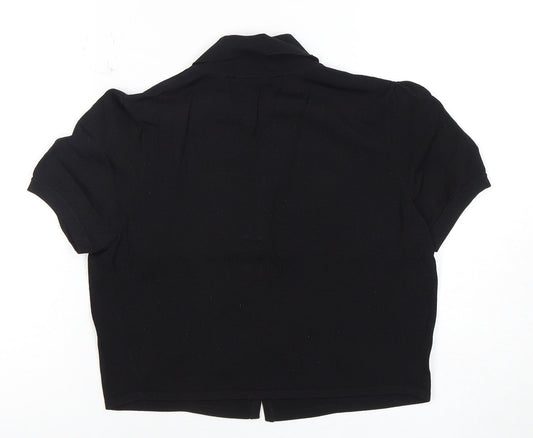 Laura Ashley Women's Black Cardigan UK 10 Collared