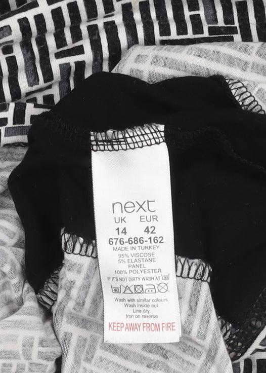 Womens UK Size 14 NEXT Black Blouse