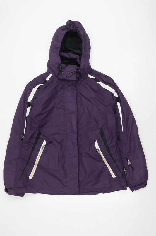 Womens UK Size L Crane Purple Rain Coat