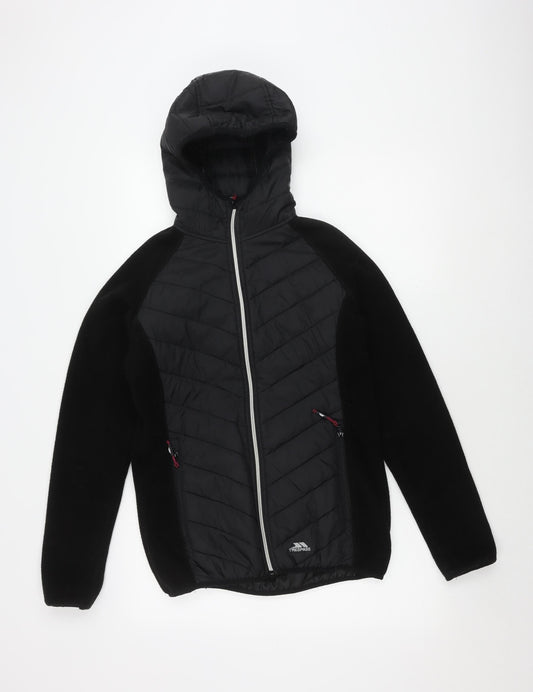 Womens UK Size M Trespass Black Puffer Jacket
