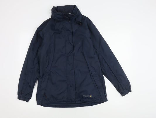Regatta Women's Blue Waterproof Rain Coat Size 10