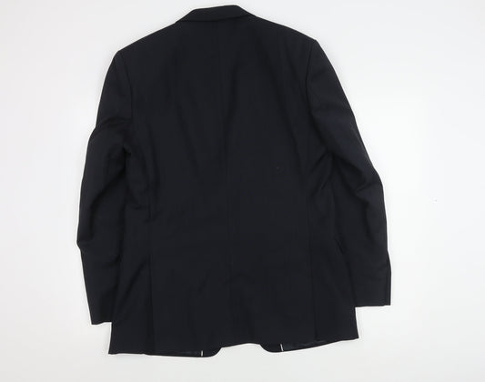 Mens UK Size 40 Ben Sherman Regular Blue Suit Jacket