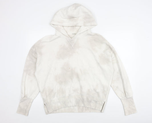 Womens UK Size S Abercrombie & Fitch Beige Pullover Hoodie